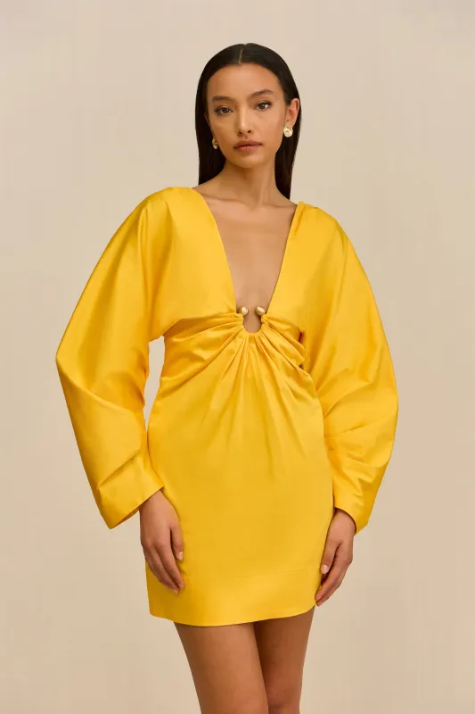 QUESTRA DRESS - MARIGOLD sold by Cult Gaia