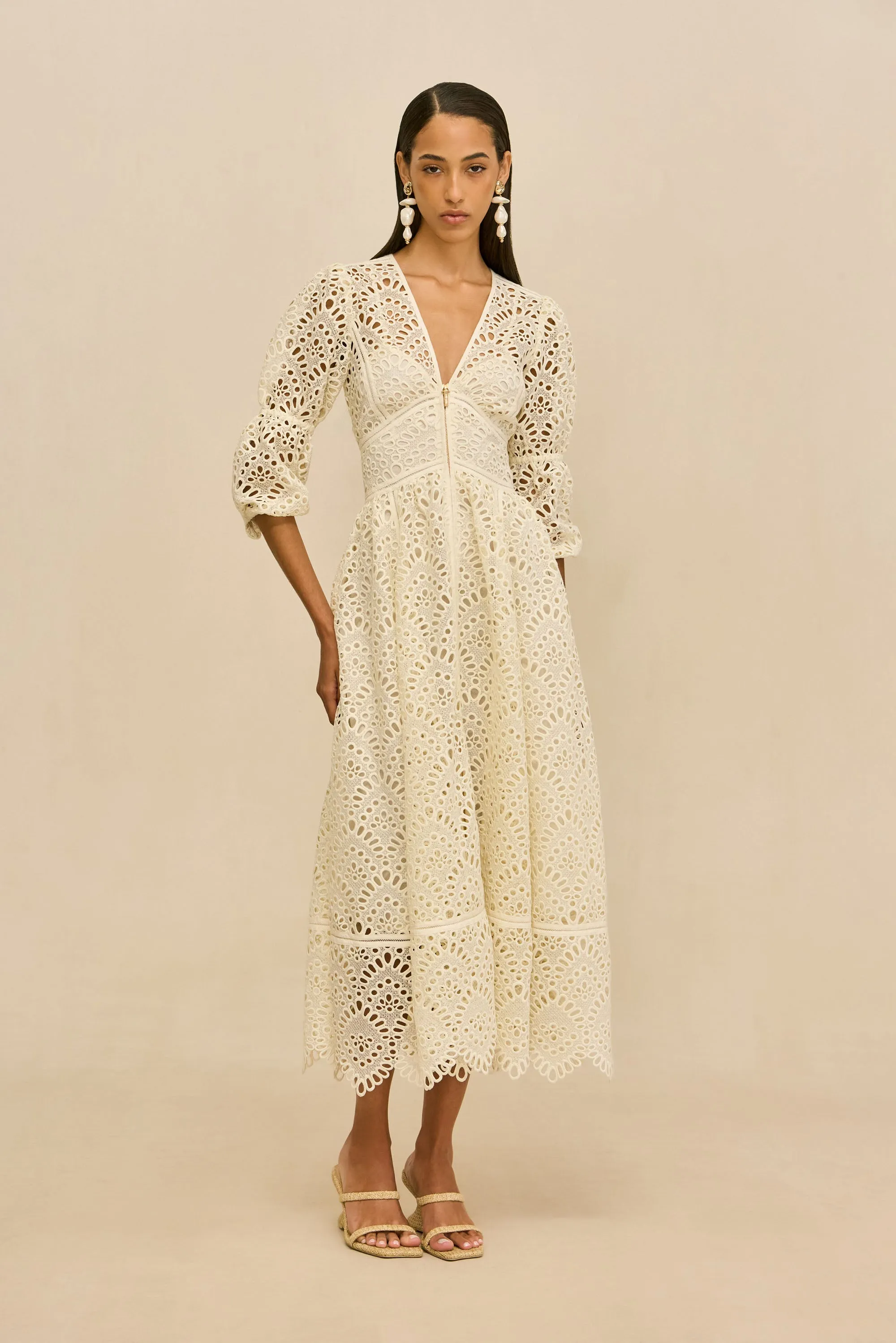 ROSALIND DRESS - OFF WHITE sold by Cult Gaia product image thumbnail 2