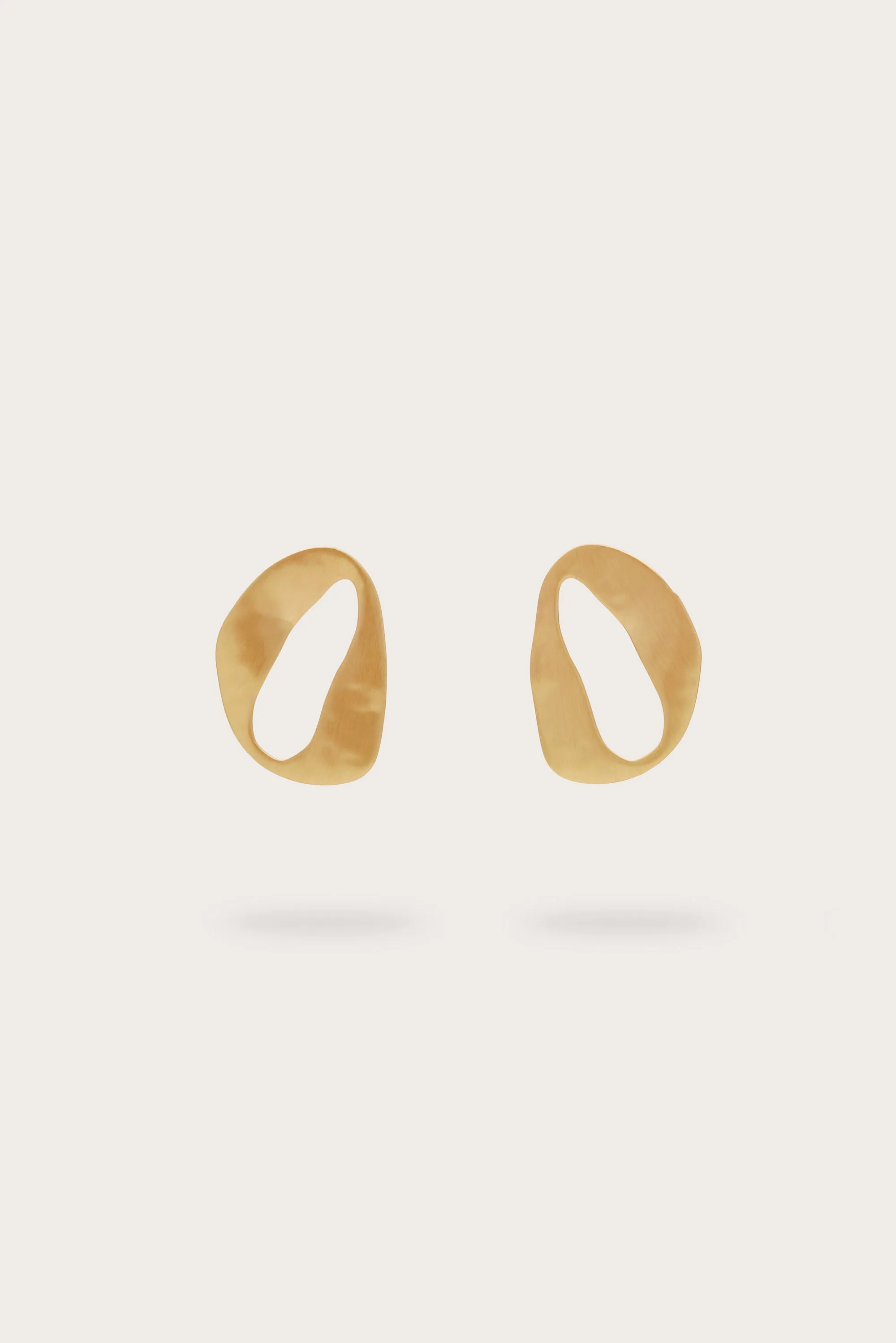 RUE MINI EARRING - BRUSHED BRASS sold by Cult Gaia