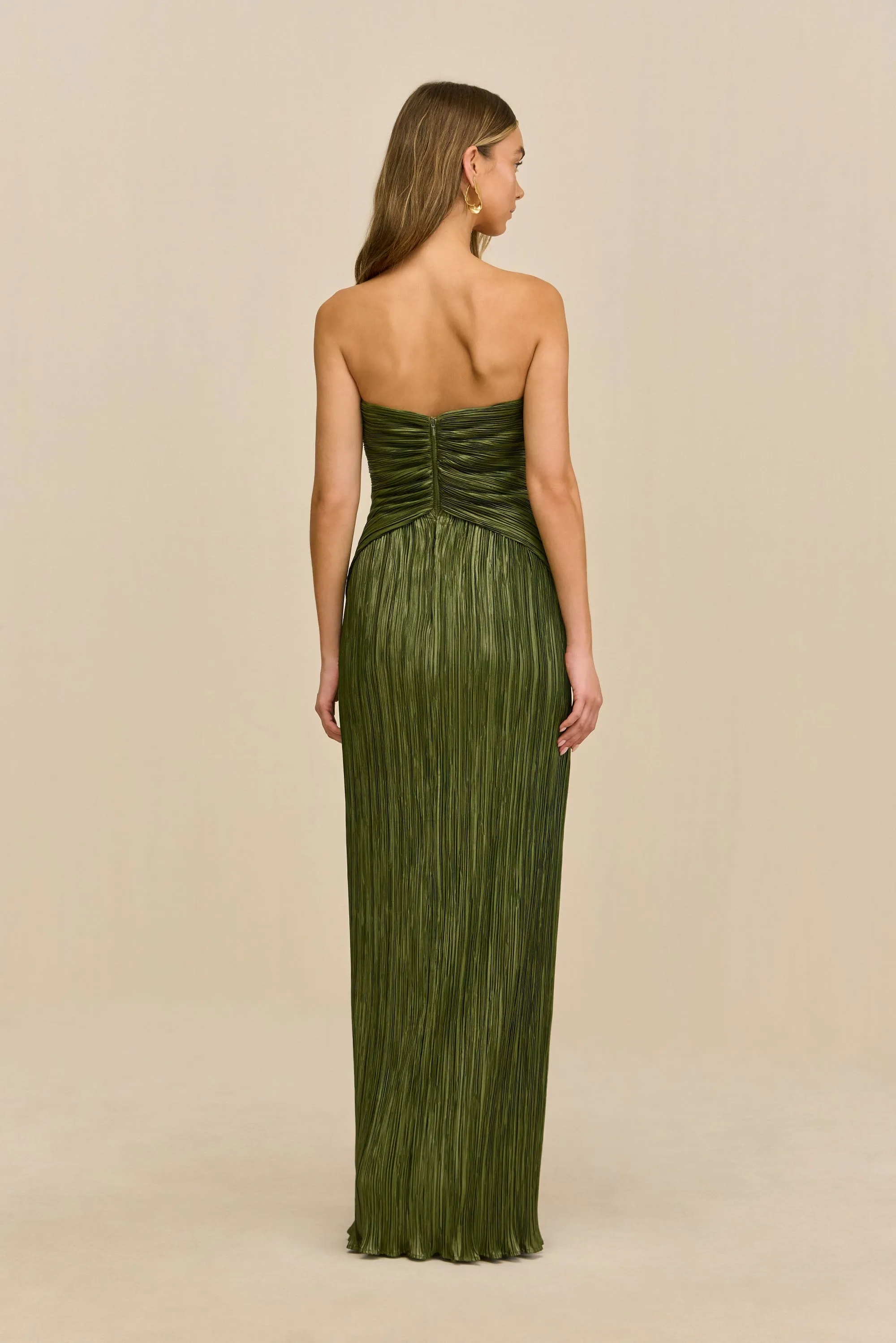 SEQUOIA GOWN - DEEP PASTURE sold by Cult Gaia product image thumbnail 5