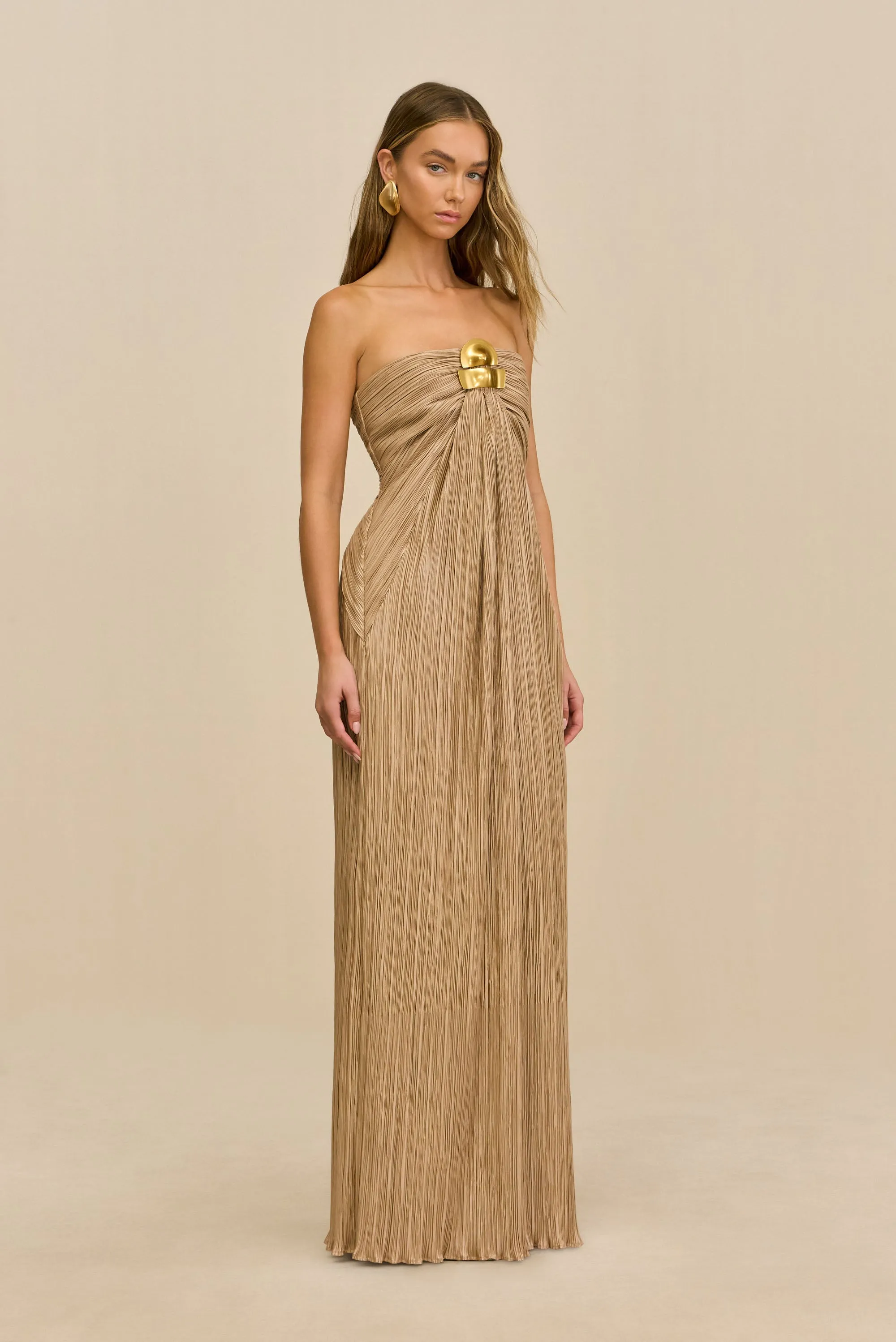 SEQUOIA GOWN - SESAME sold by Cult Gaia product image thumbnail 5
