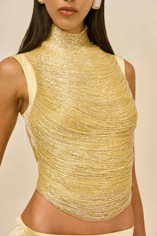 TARAJI TOP - TAPESTRY MULTI sold by Cult Gaia