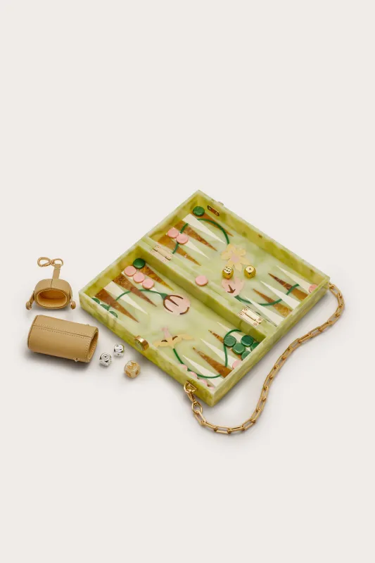 THE BACKGAMMON CLUTCH - DOMINGA sold by Cult Gaia