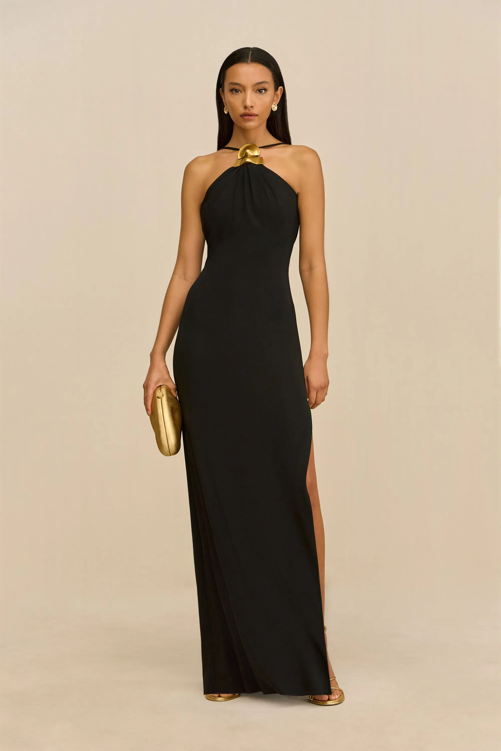 VAELA GOWN - BLACK sold by Cult Gaia product image thumbnail 4