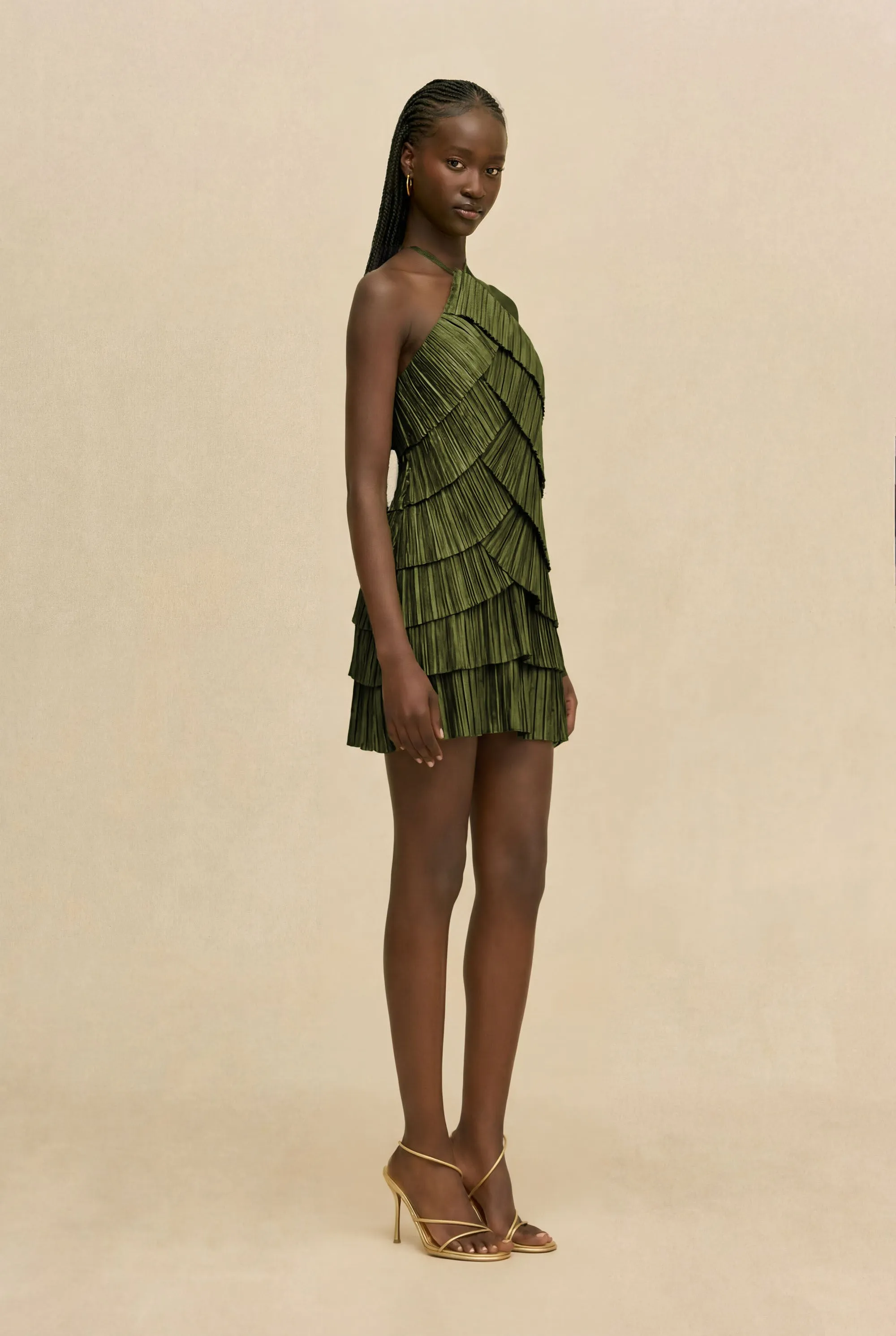 VARSHA DRESS - DEEP PASTURE sold by Cult Gaia product image thumbnail 4