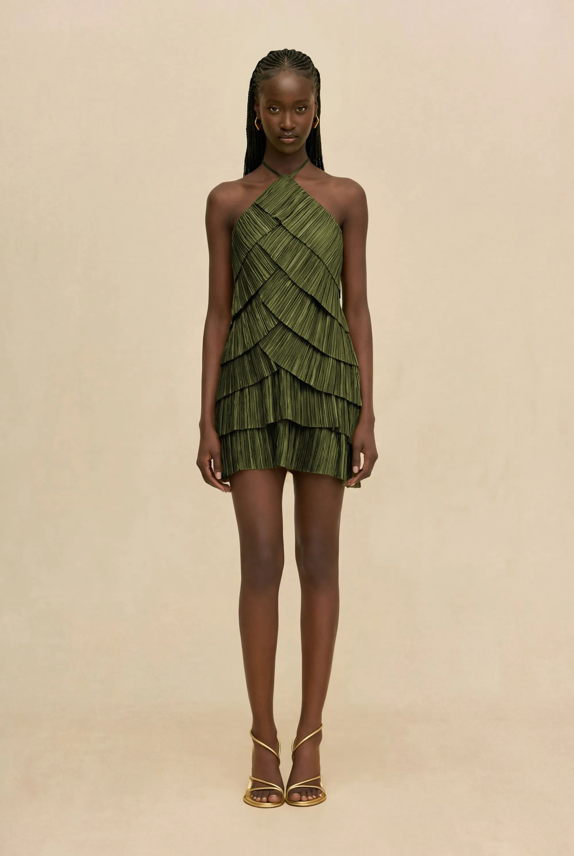 VARSHA DRESS - DEEP PASTURE sold by Cult Gaia