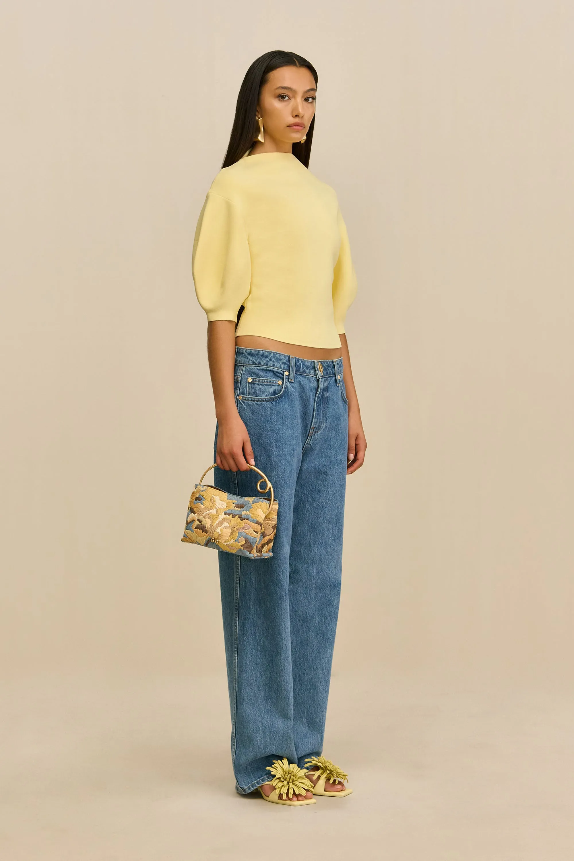 XADEN KNIT TOP - TAPESTRY sold by Cult Gaia product image thumbnail 3