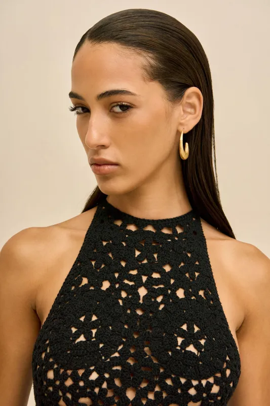 ANALEIA EARRING - GOLD FOILED WOOD sold by Cult Gaia