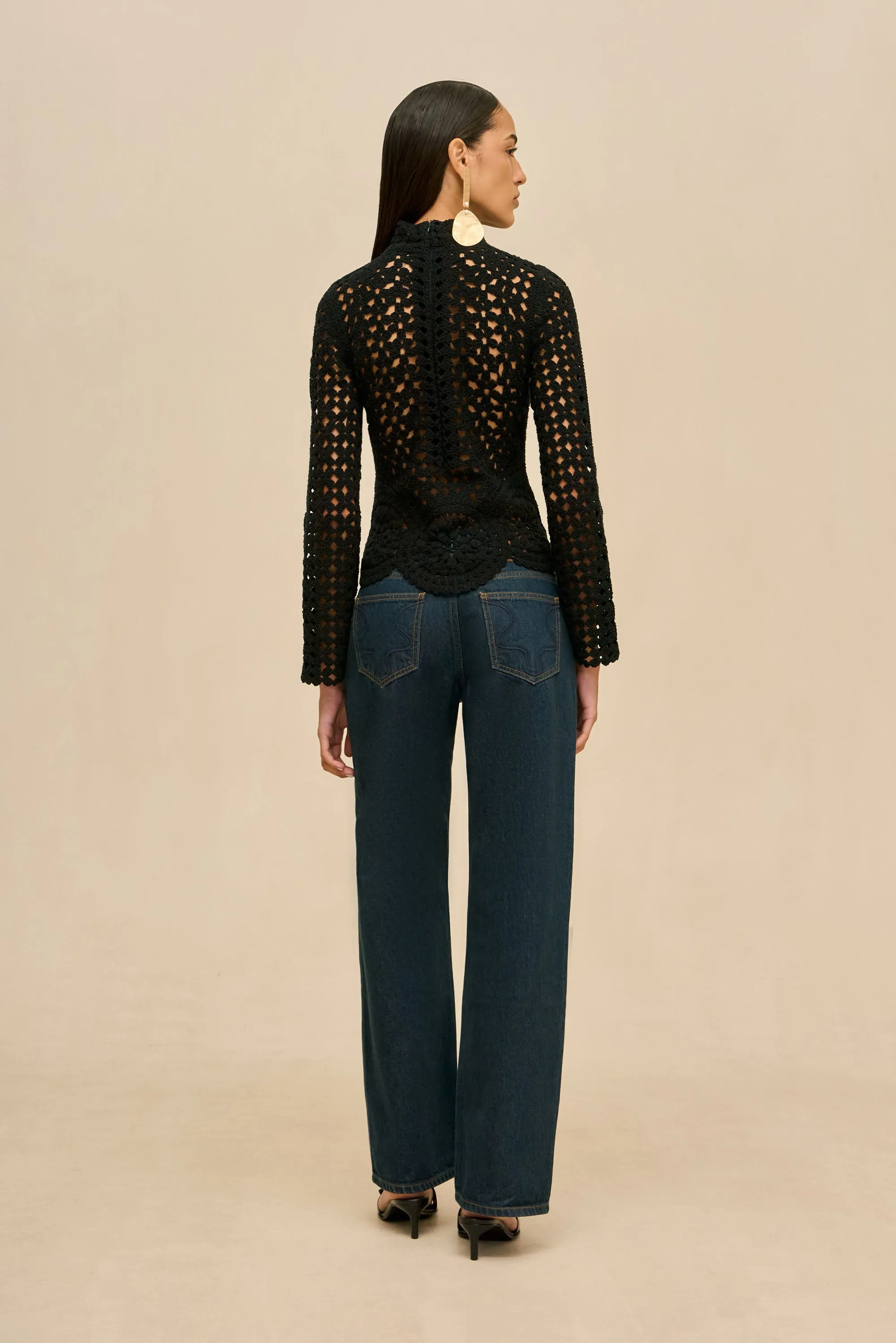 ROSELLA PANT - INDIGO KHAKI sold by Cult Gaia product image thumbnail 5