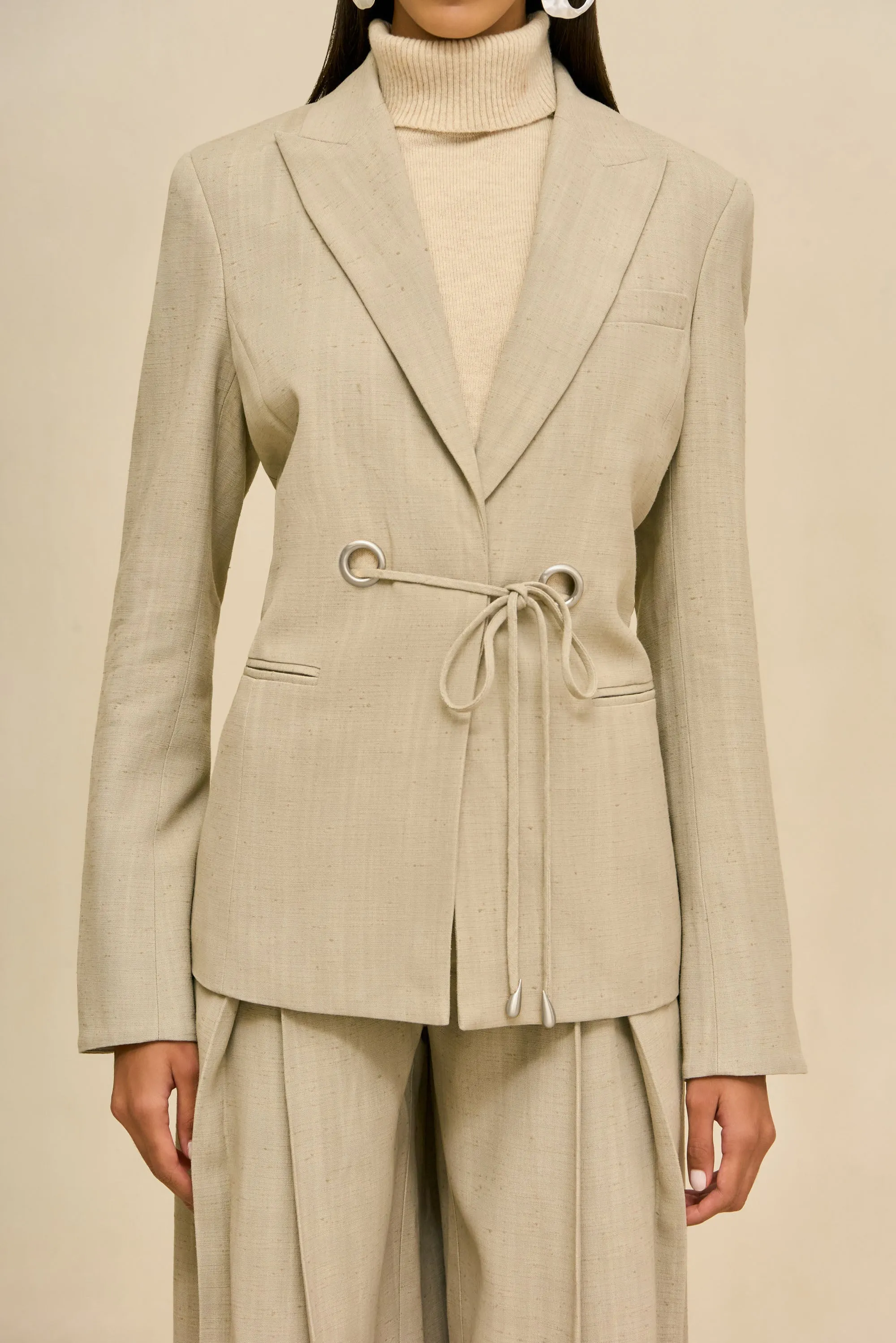 MAIRA JACKET - QUAIL sold by Cult Gaia product image thumbnail 3