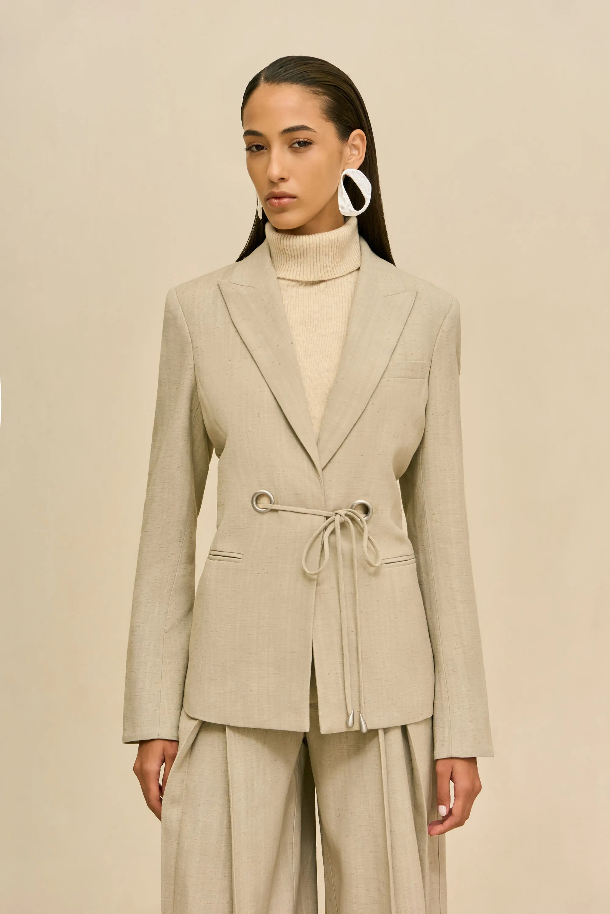 MAIRA JACKET - QUAIL sold by Cult Gaia