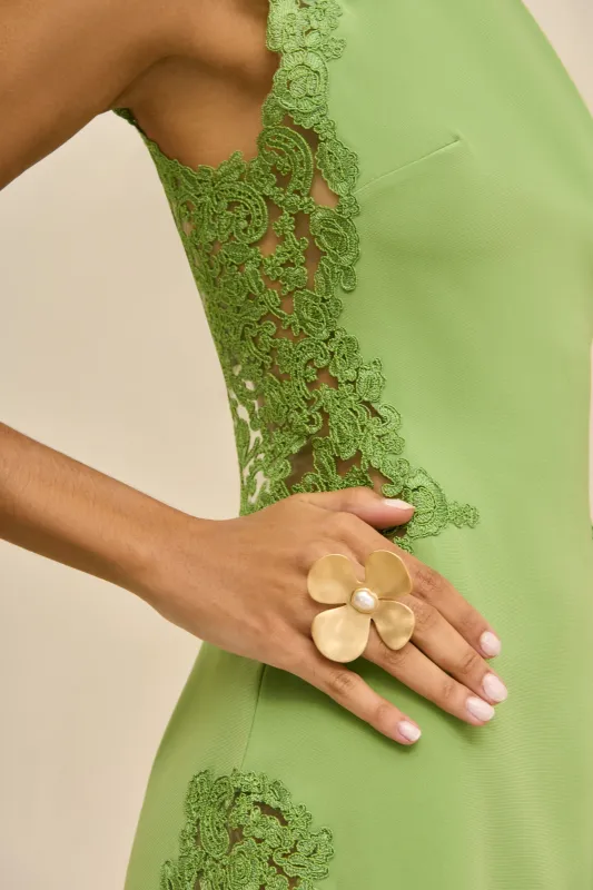 LUCKY RING - BRUSHED BRASS sold by Cult Gaia