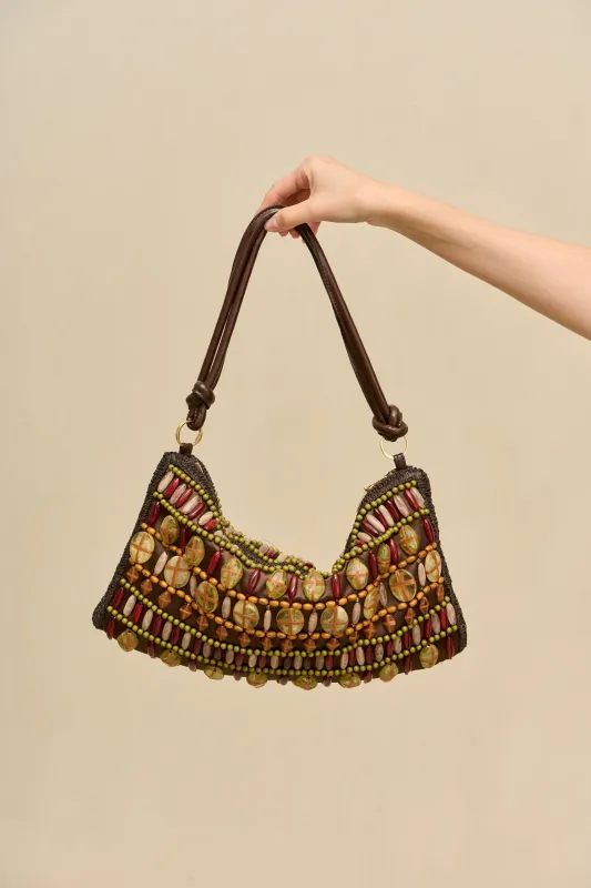 HERA MINI SHOULDER BAG - LUWAK MULTI sold by Cult Gaia