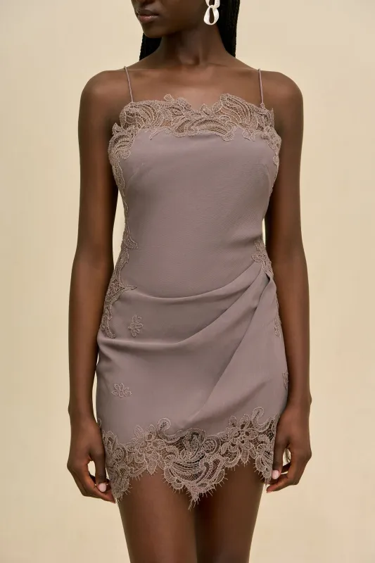 TING DRESS - WARM HAZE sold by Cult Gaia