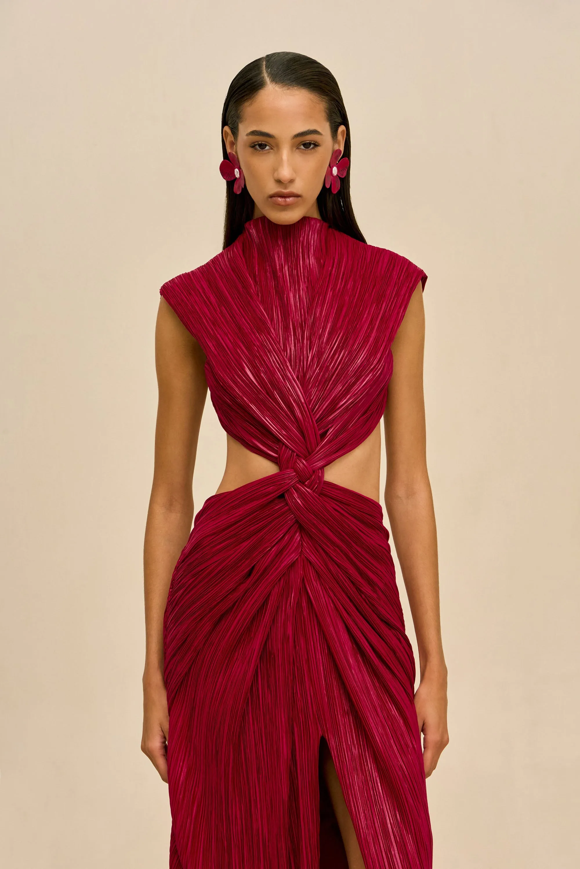 VOSS GOWN - DARK FUCHSIA sold by Cult Gaia product image thumbnail 4