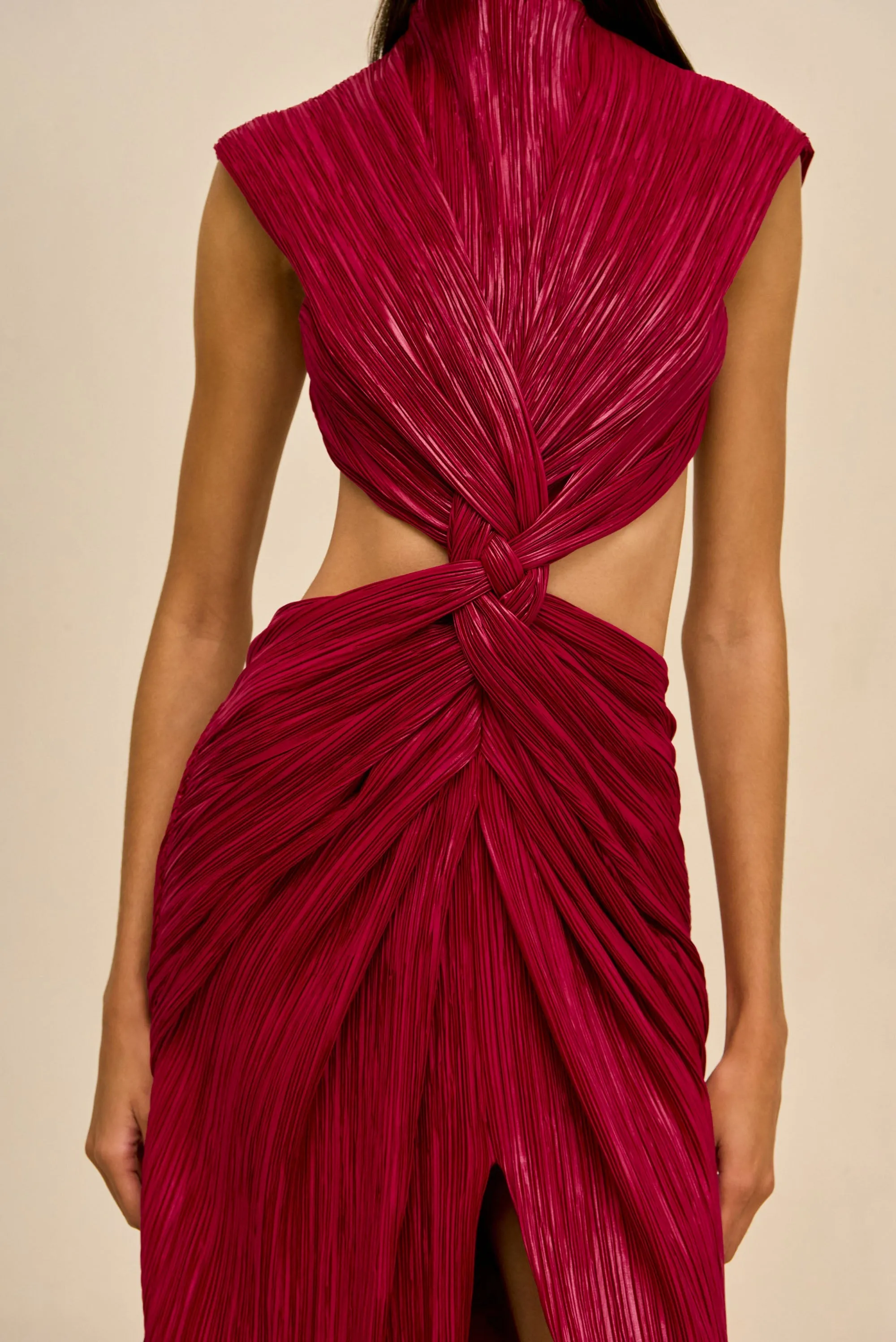 VOSS GOWN - DARK FUCHSIA sold by Cult Gaia product image thumbnail 2