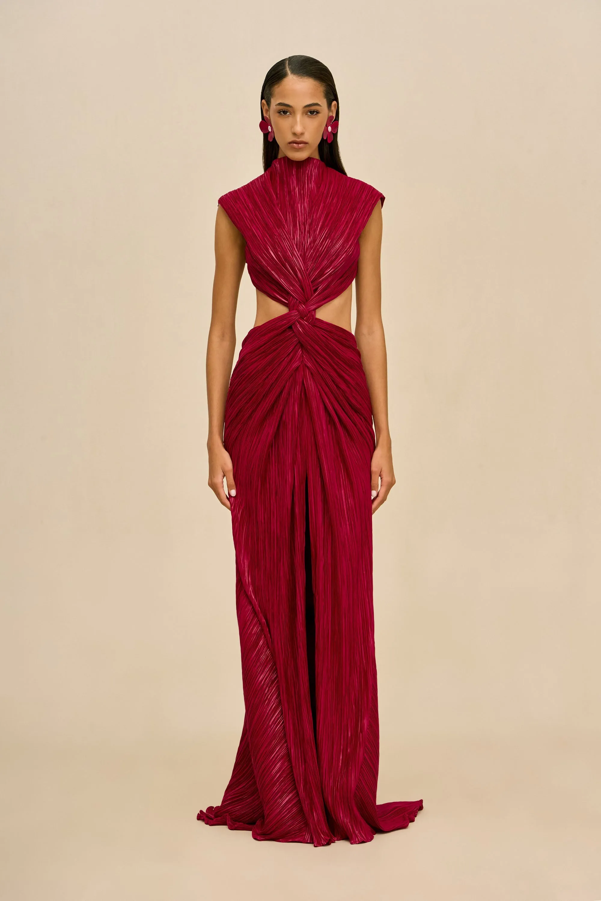 VOSS GOWN - DARK FUCHSIA sold by Cult Gaia product image thumbnail 3