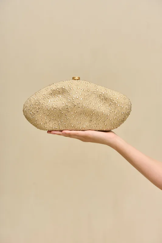 THE CALDERA CLUTCH - SAND DOLLAR made by Cult Gaia