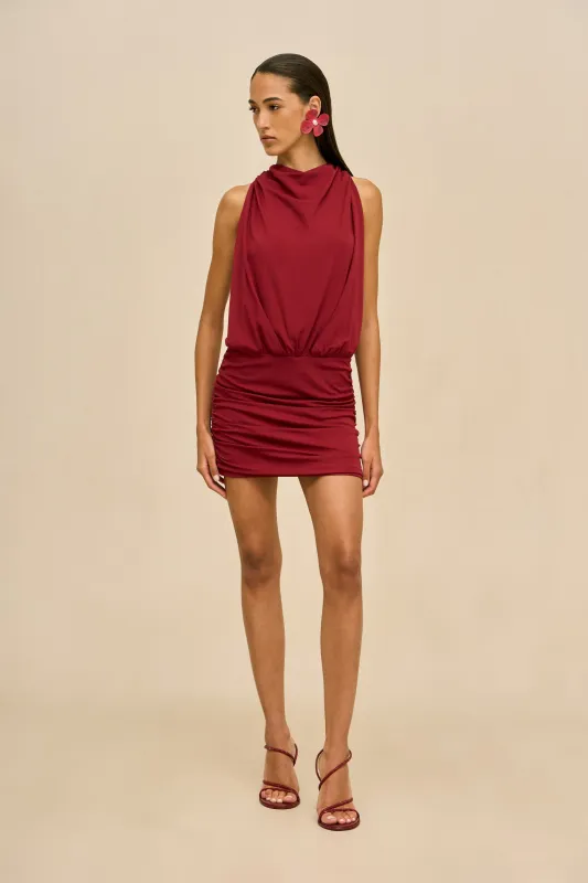 MAELLE DRESS - WINTER PLUM made by Cult Gaia