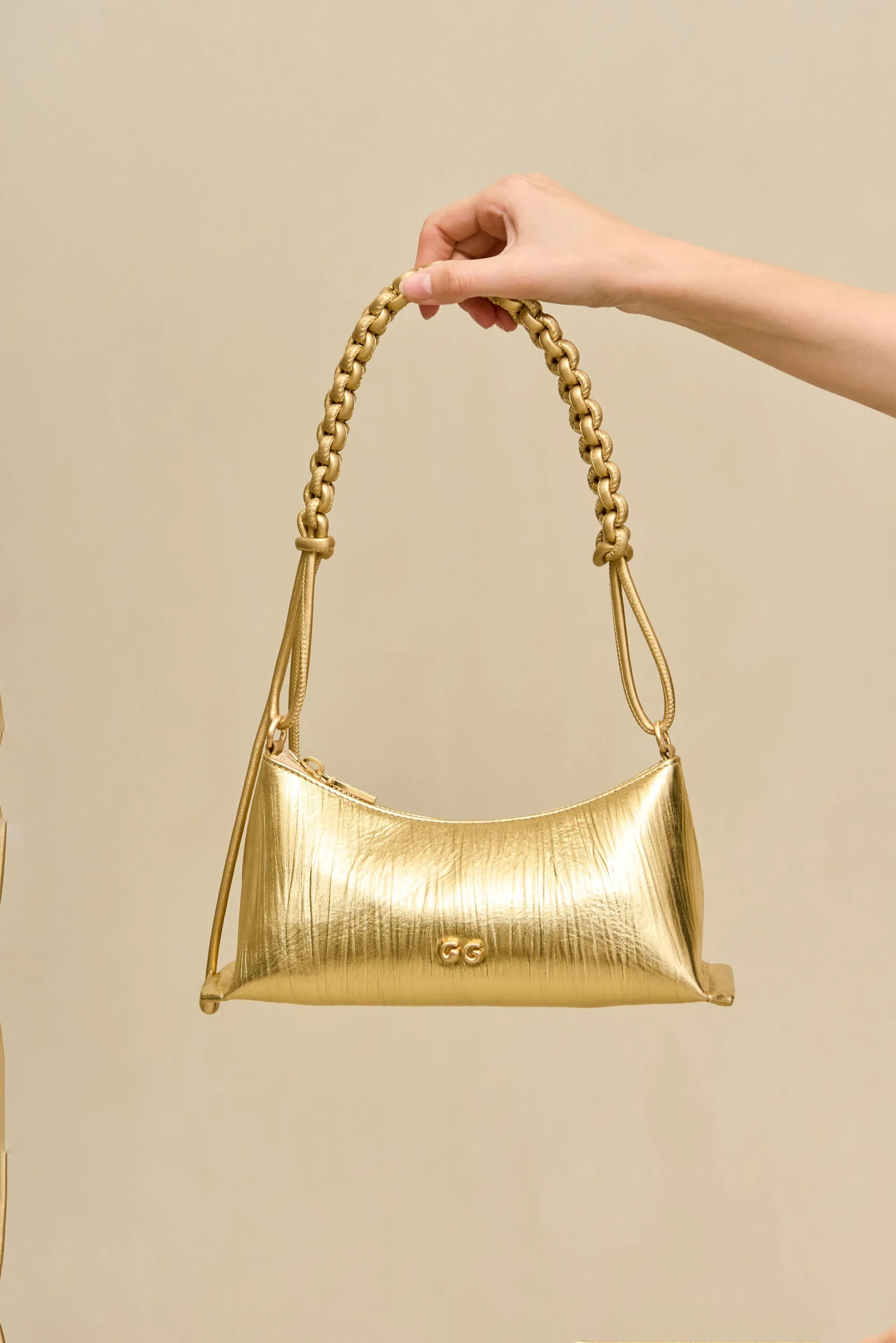 OSA SHOULDER BAG - BRASS sold by Cult Gaia