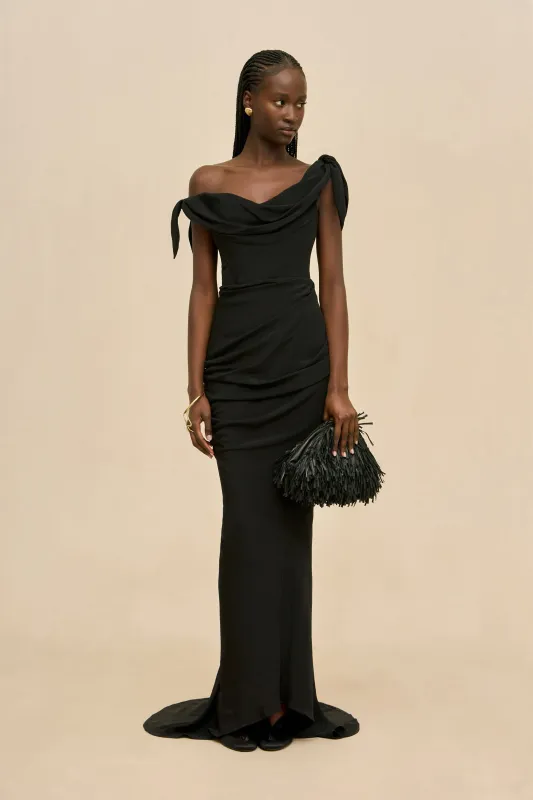 NYSA GOWN - BLACK sold by Cult Gaia