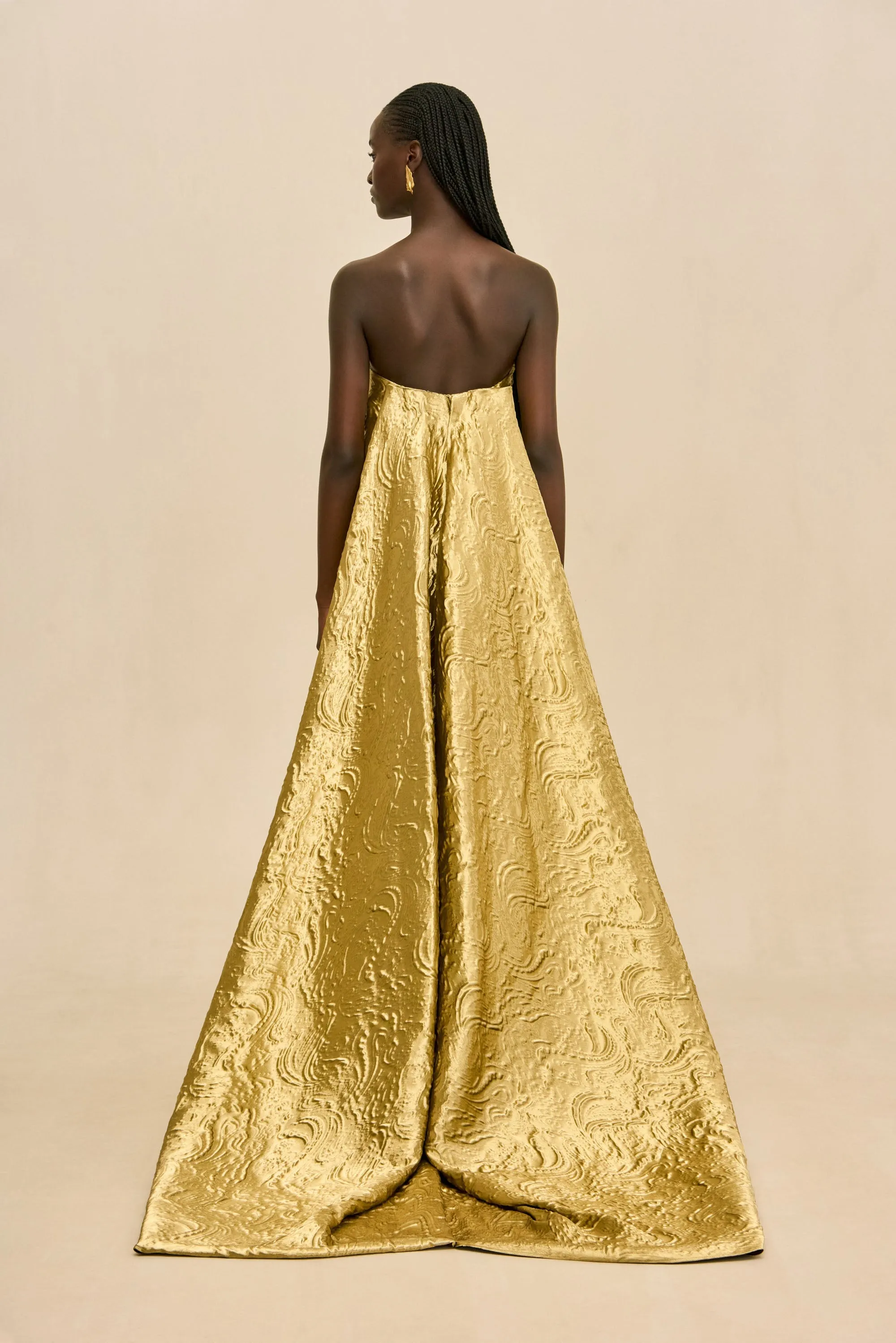 ZINIA GOWN - GOLD sold by Cult Gaia product image thumbnail 2