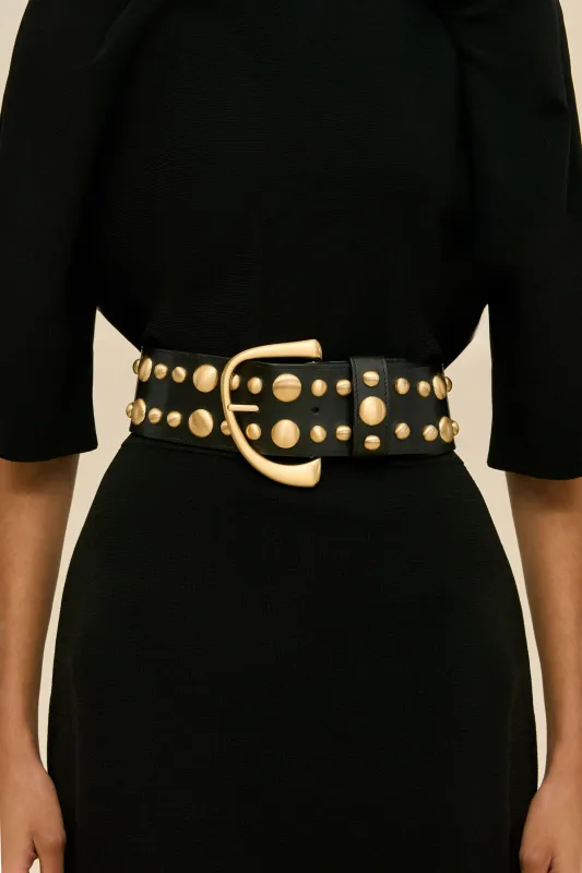 ZOE BELT - BLACK sold by Cult Gaia