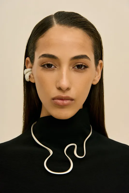 SUNI CHOKER - ANTIQUE SILVER sold by Cult Gaia