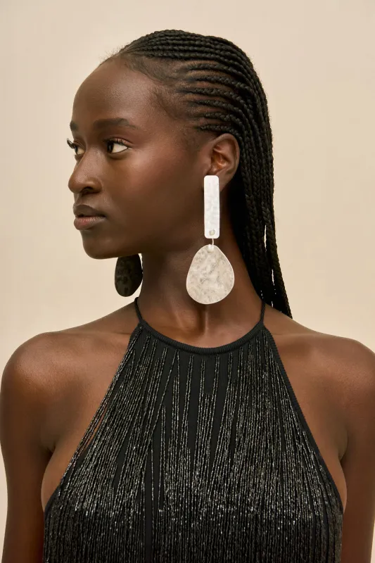 SOLANA EARRING - ANTIQUE SILVER made by Cult Gaia