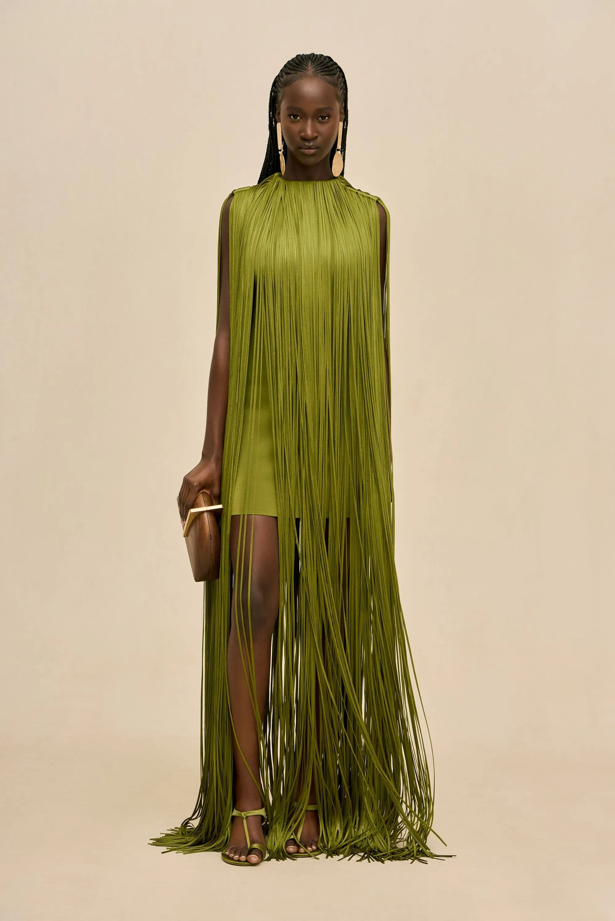 ARIANNA GOWN - CHIVE sold by Cult Gaia product image thumbnail 3