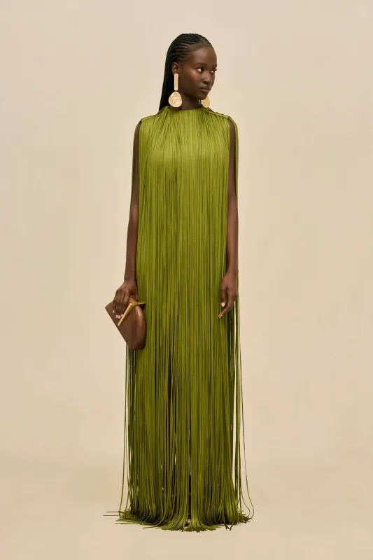 ARIANNA GOWN - CHIVE made by Cult Gaia