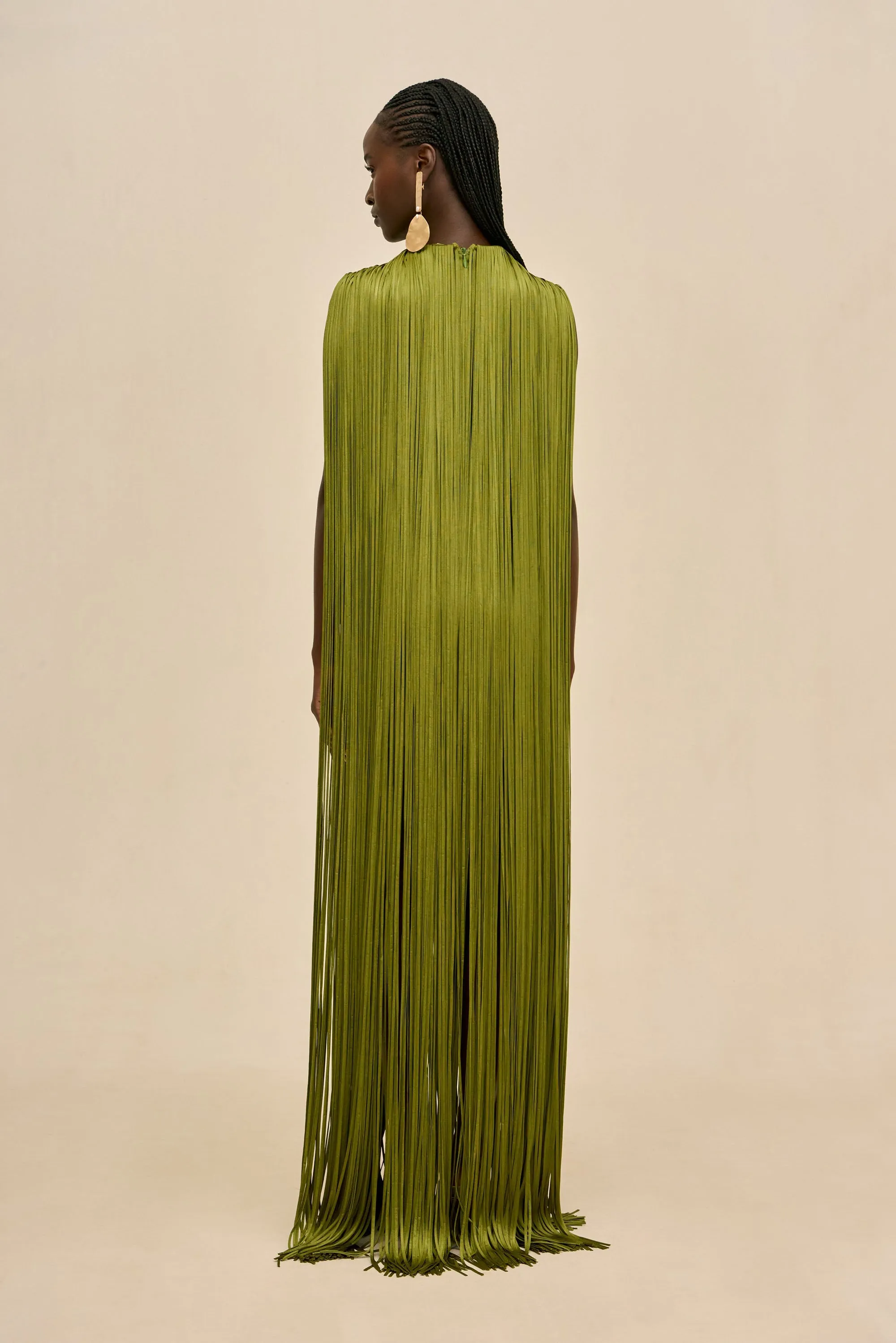 ARIANNA GOWN - CHIVE sold by Cult Gaia product image thumbnail 5