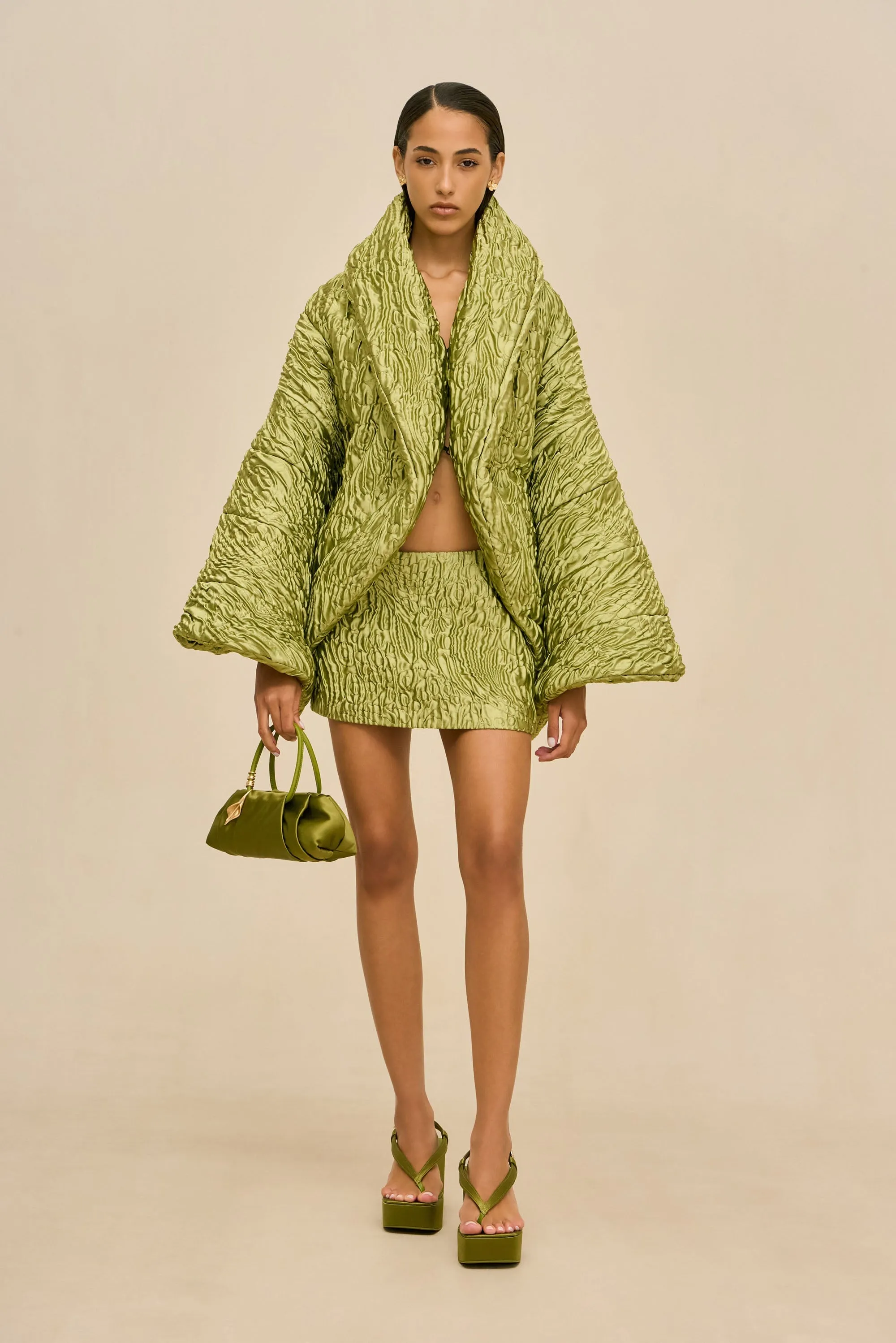 RYLEE JACKET - CHIVE sold by Cult Gaia product image thumbnail 3