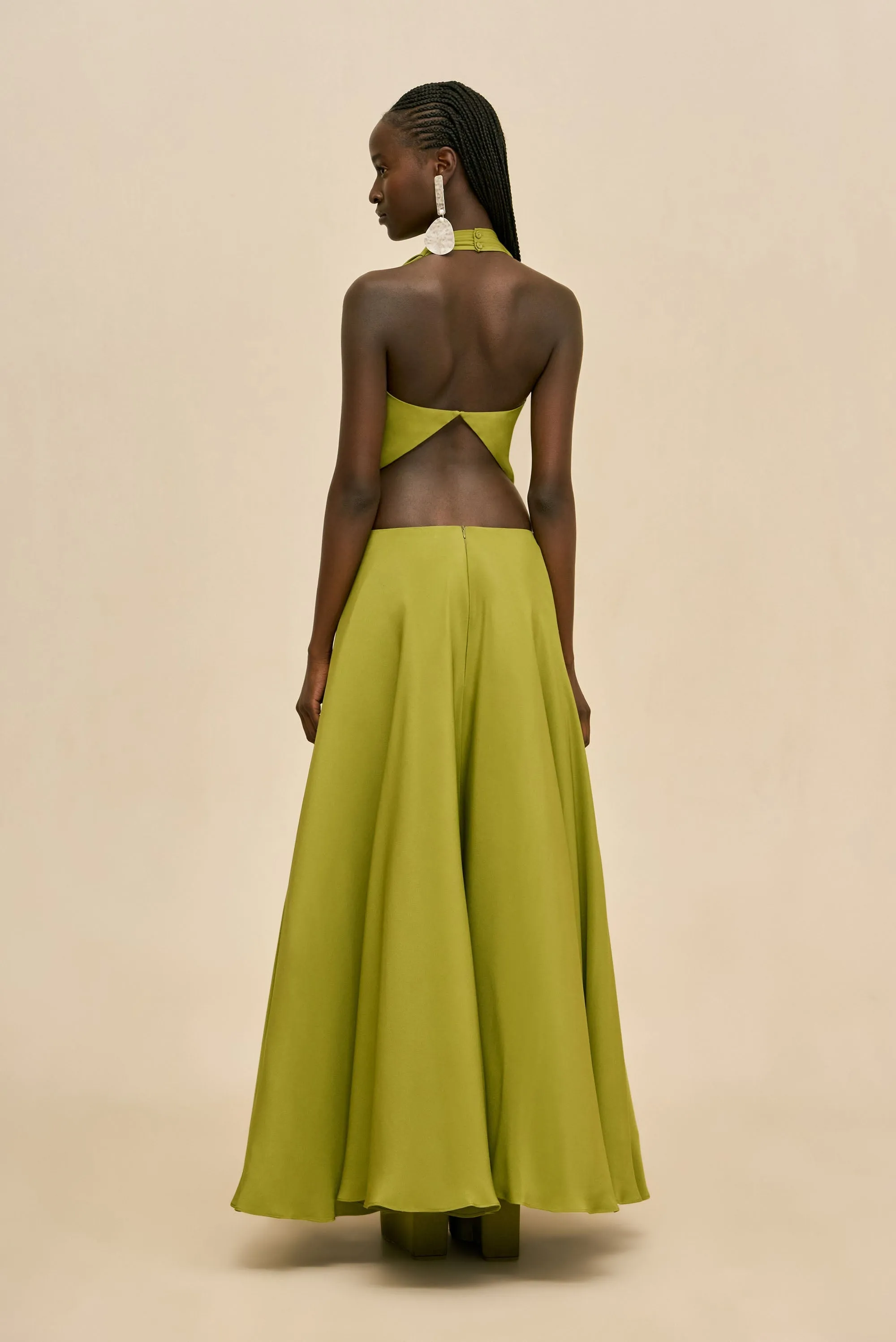 CYRENE SKIRT - CHIVE sold by Cult Gaia product image thumbnail 5