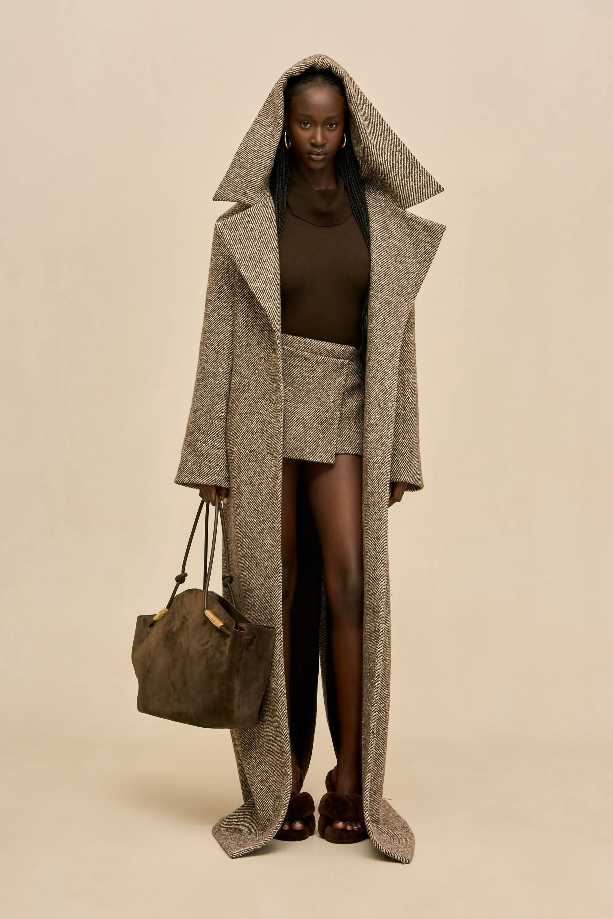 BRYAR COAT - SPARROW sold by Cult Gaia product image thumbnail 2