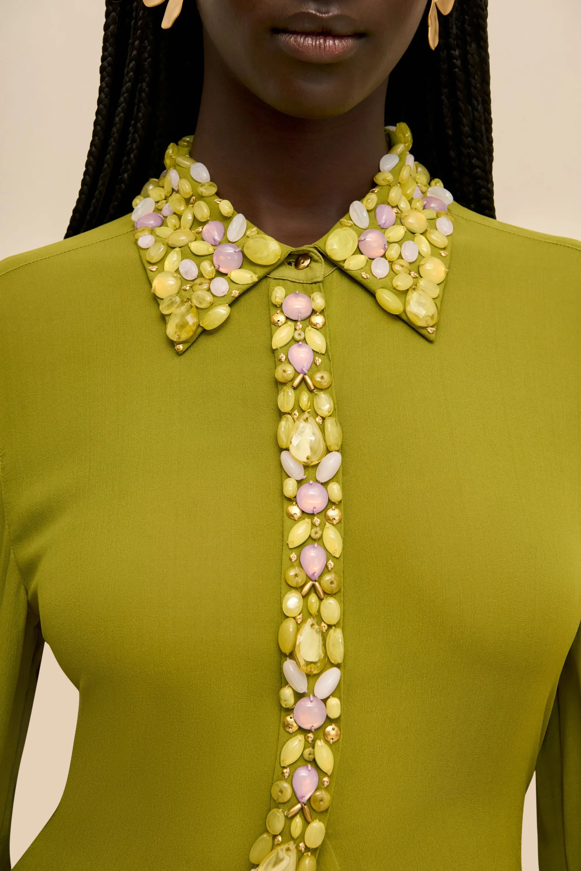 AMALTHEA TOP - CHIVE sold by Cult Gaia product image thumbnail 4