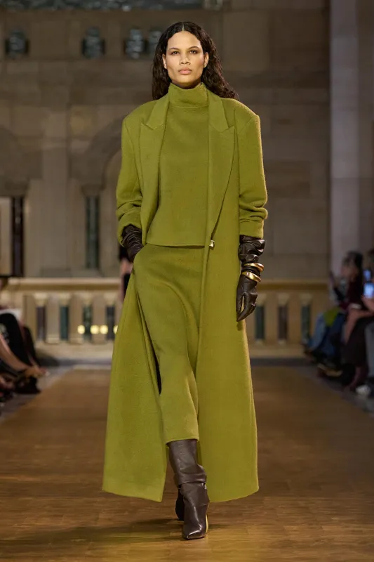 LAZULI SKIRT - CHIVE sold by Cult Gaia