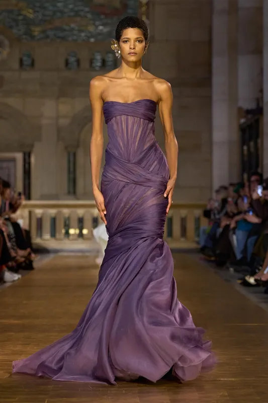 NUNO GOWN - WARM HAZE sold by Cult Gaia