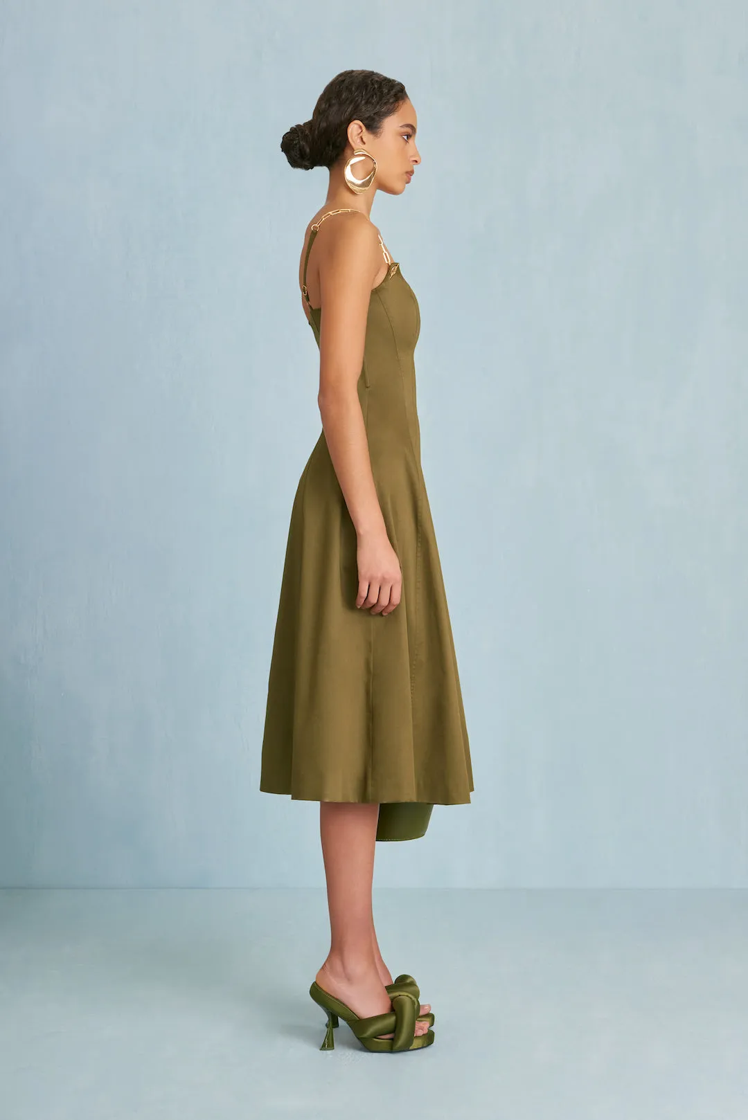 KENDRA DRESS - SERPENT sold by cult gaia product image thumbnail 3