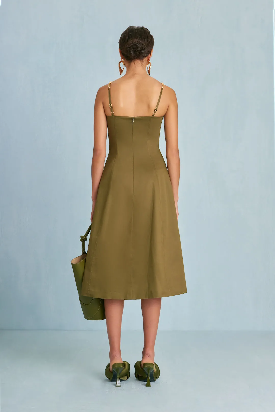 KENDRA DRESS - SERPENT sold by cult gaia product image thumbnail 4