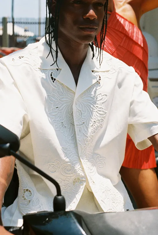 BRUNO SHIRT - OFF WHITE sold by Cult Gaia