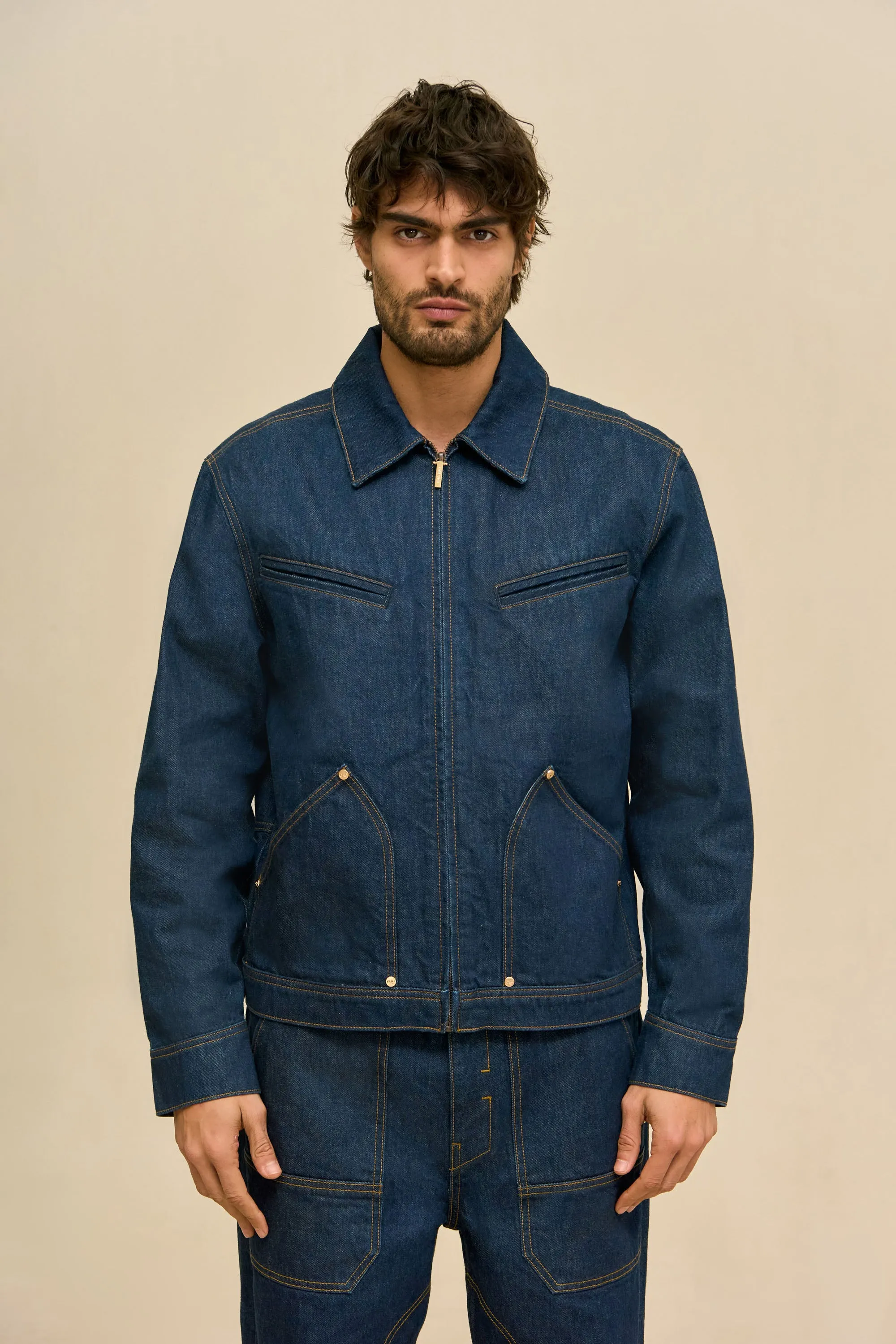 TORU JACKET - INDIGO sold by Cult Gaia product image thumbnail 2