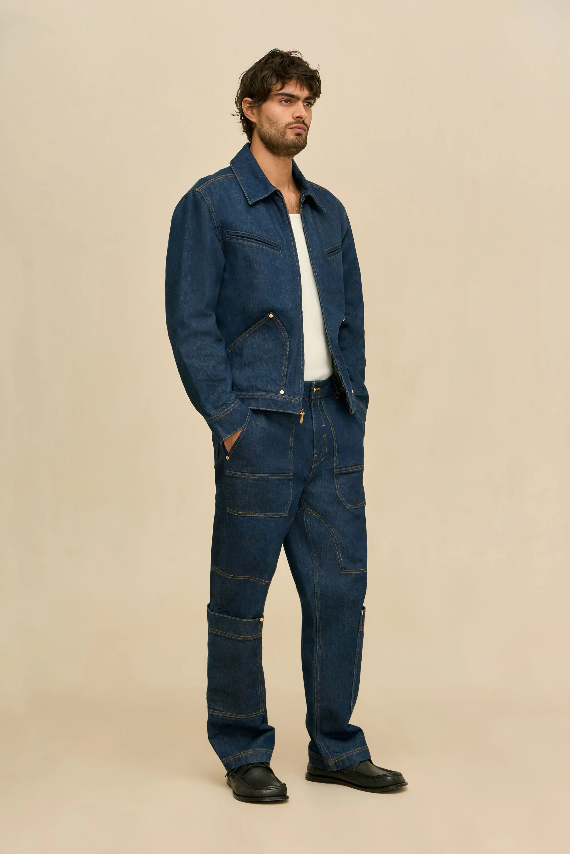 TORU JACKET - INDIGO sold by Cult Gaia product image thumbnail 5