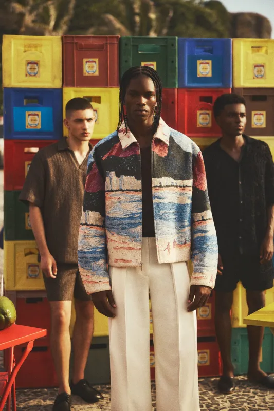 ODIN JACKET - RIO LANDSCAPE JACQUARD sold by Cult Gaia