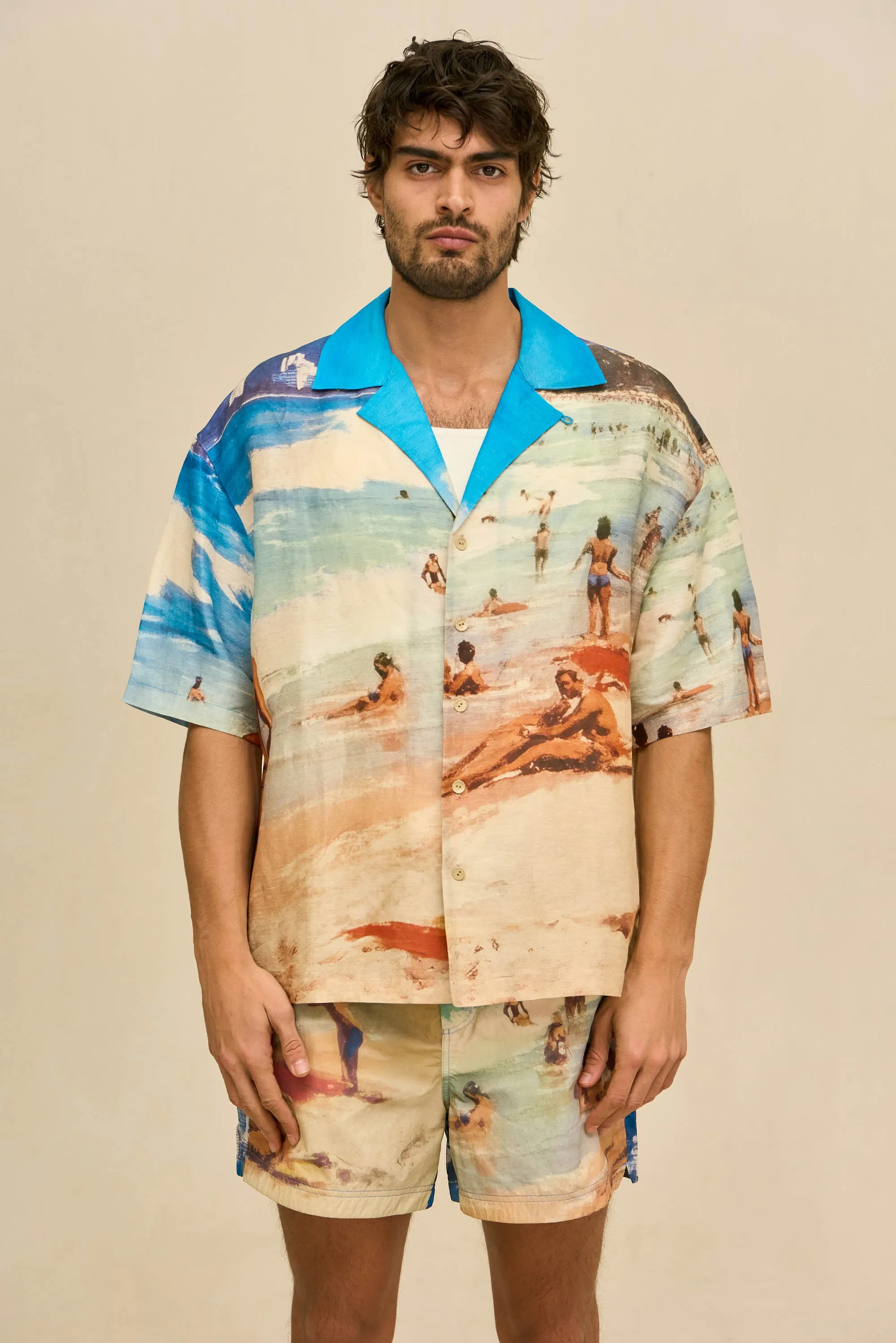 IPANEMA SHIRT - RIO BEACH PRINT sold by Cult Gaia product image thumbnail 4