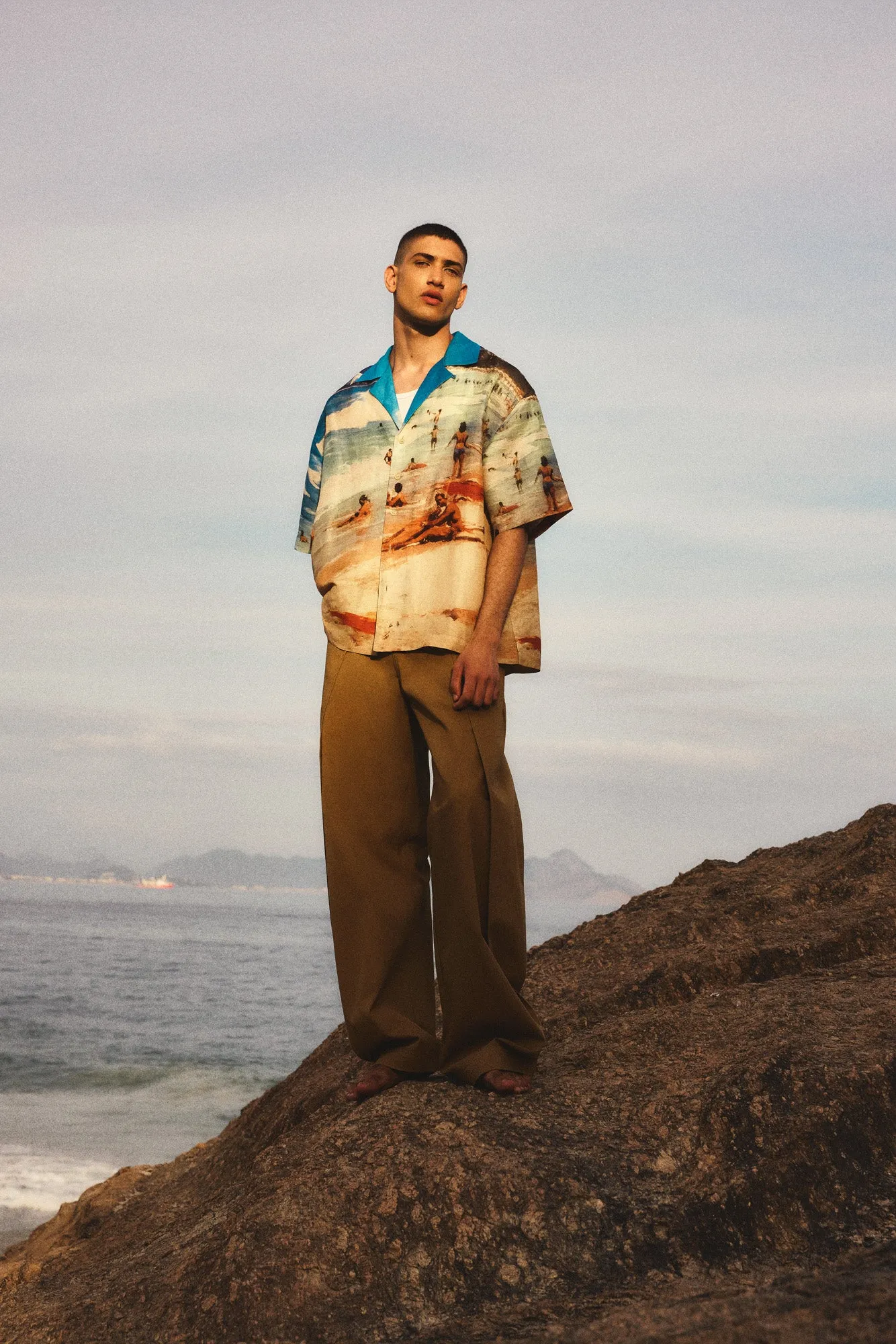 IPANEMA SHIRT - RIO BEACH PRINT sold by Cult Gaia