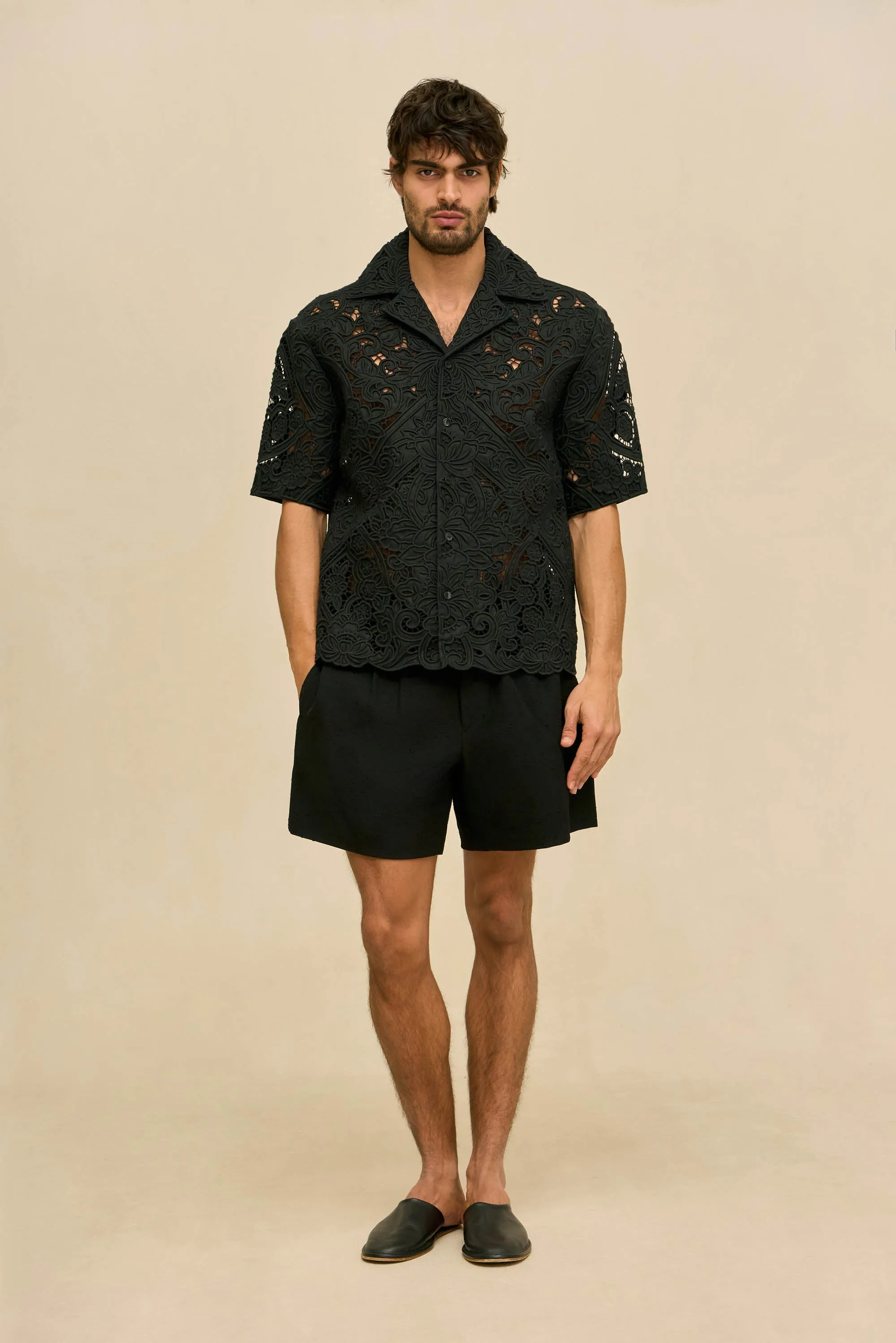 ALDER SHIRT - BLACK sold by Cult Gaia product image thumbnail 2