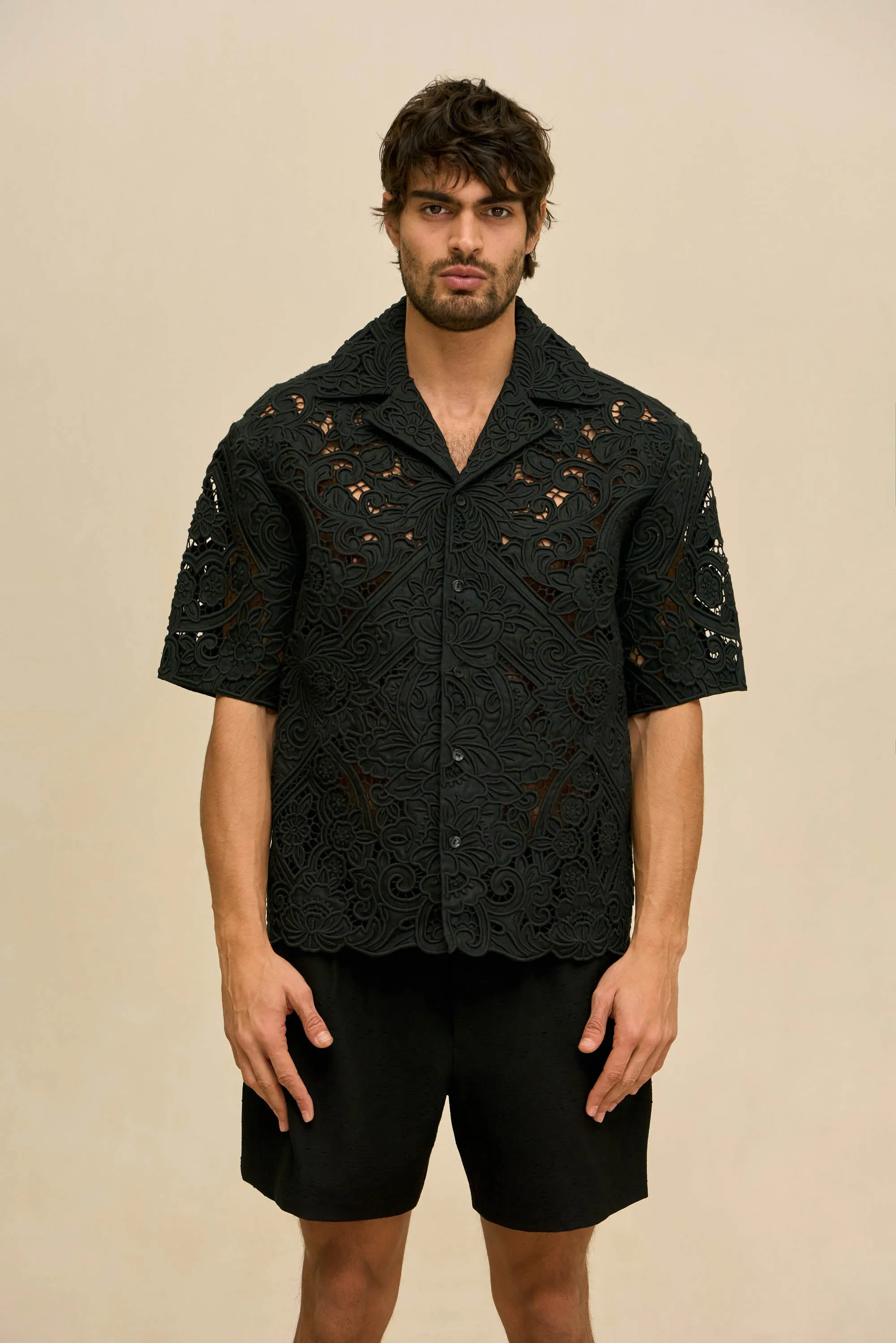 ALDER SHIRT - BLACK sold by Cult Gaia product image thumbnail 3