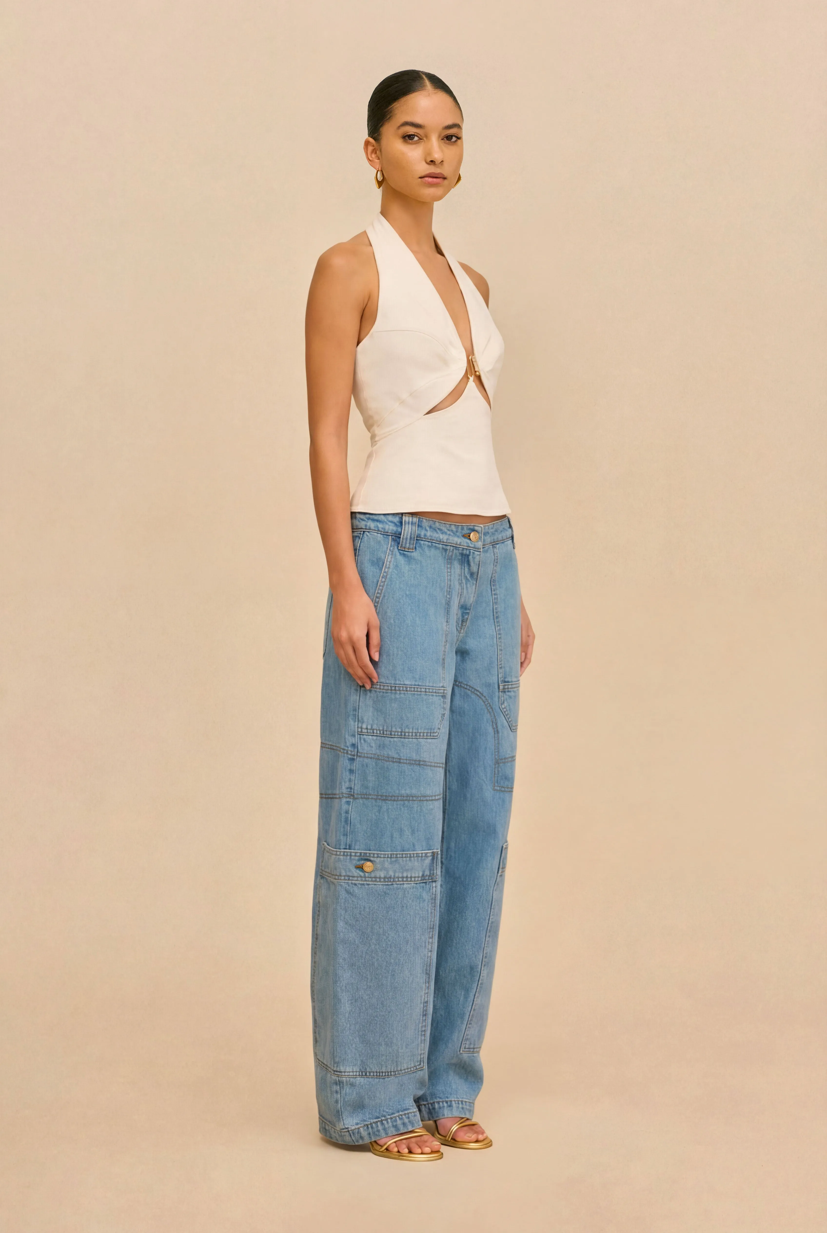 ELORAE TOP - OFF WHITE sold by Cult Gaia product image thumbnail 5