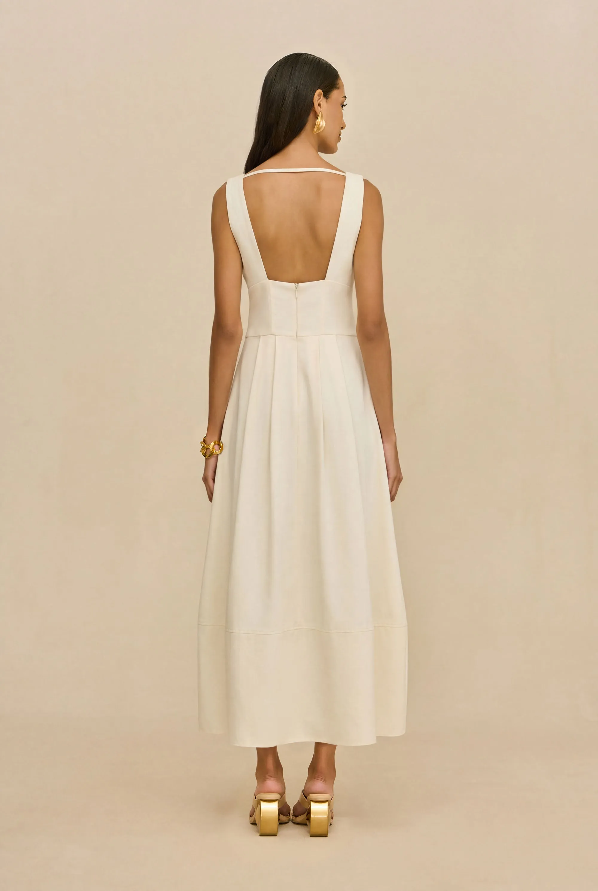 EBISU DRESS - OFF WHITE sold by Cult Gaia product image thumbnail 4